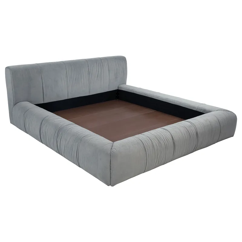 Wilshire Upholstered Platform Bed Grey - Coaster Furniture