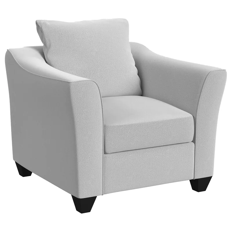 Salizar Upholstered Flared Arm Accent Chair Sand - Coaster Furniture