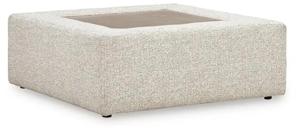 Ashbourne Estate - Oversized Accent Ottoman - Snowstone