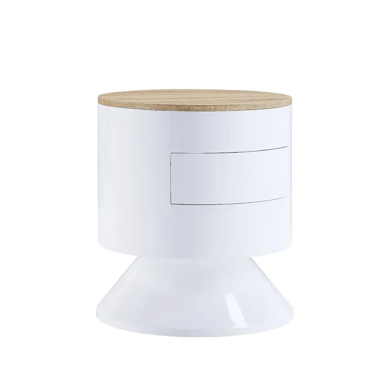 Otith - Accent Table With Display And Utility Function - White