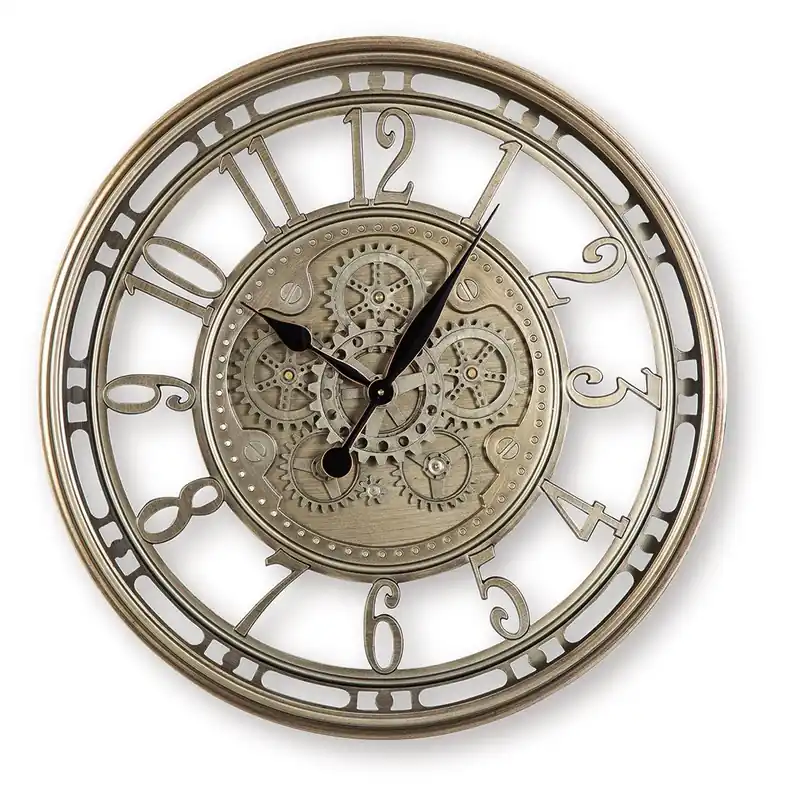 Gilover - Wall Clock - Champagne Finish