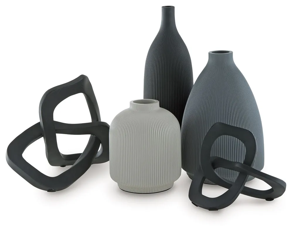 Leithick - Accessory Set (Set of 5) - Black / Tan / Gray