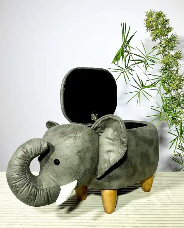 Elephant Storage Ottoman - Mollai Collections