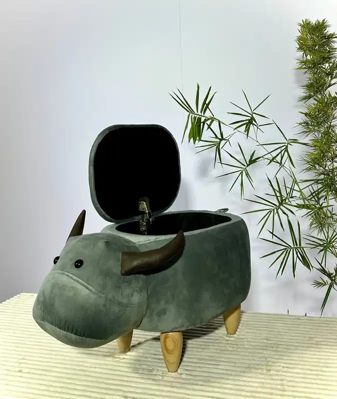 Buffalo Storage Ottoman - Mollai Collections