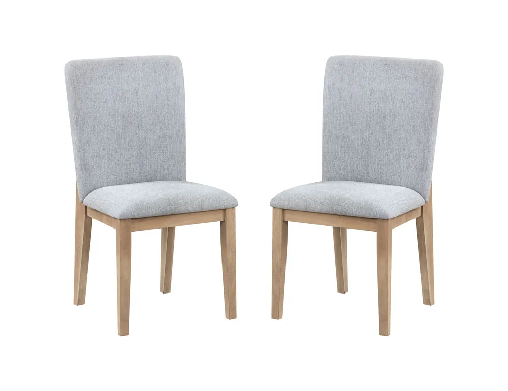 Caspian - And Oak Finish Dining Chair (Set of 2) - Gray
