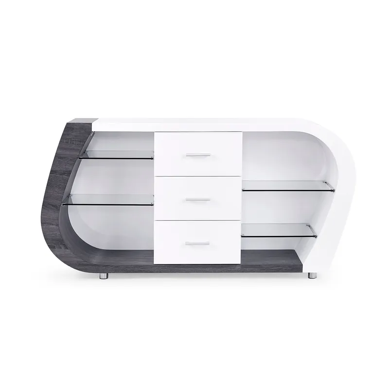 Anne - Buffet - White / Gray