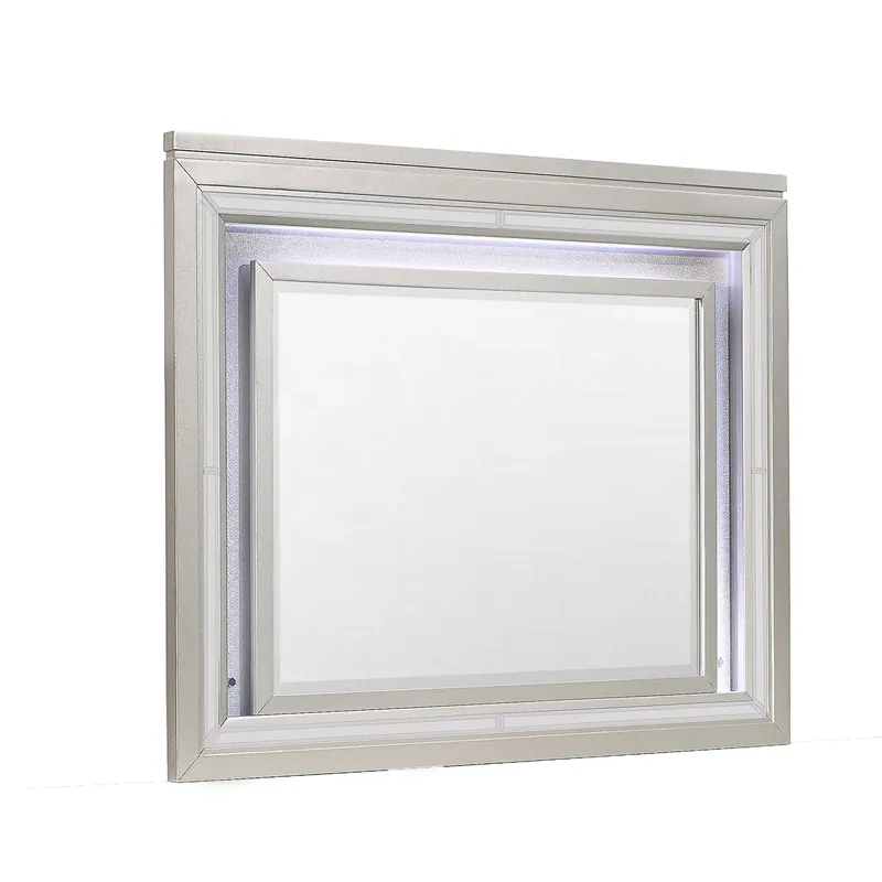 Cross - Glam Mirror With LED - Champagne