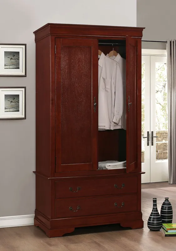 Elegant Traditional Armoire - Glory Furniture