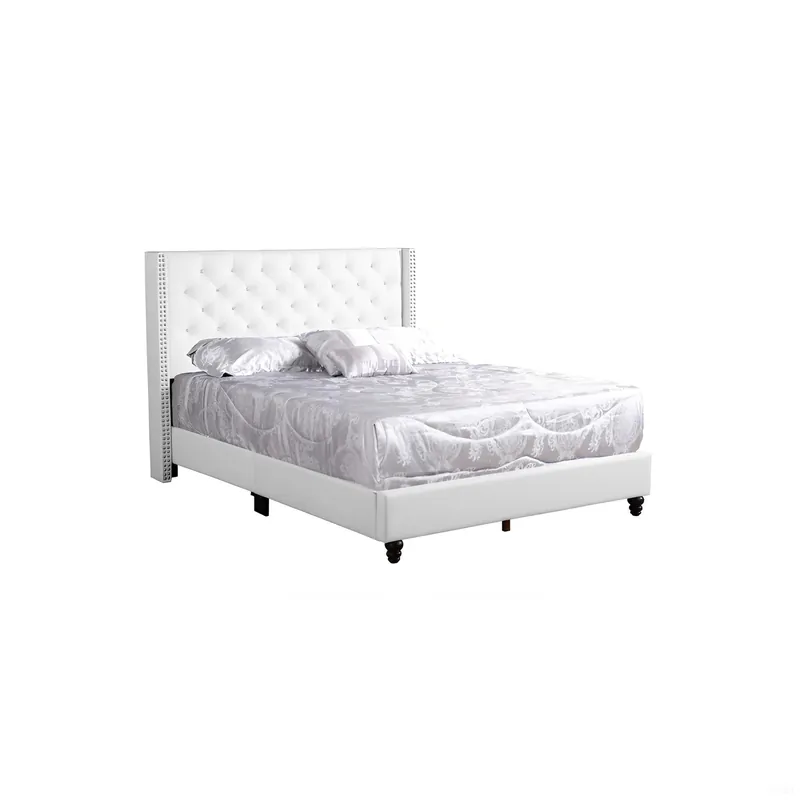 Upholstered Nailhead Trim Chic Bed - Glory Furniture