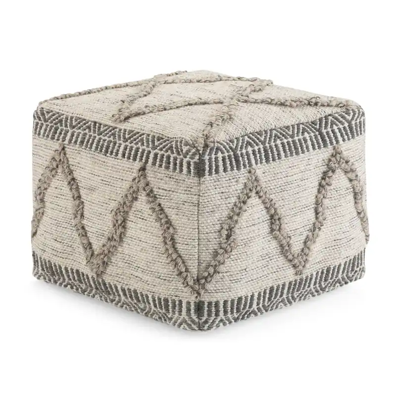 Sweeney - Upholstered Square Pouf