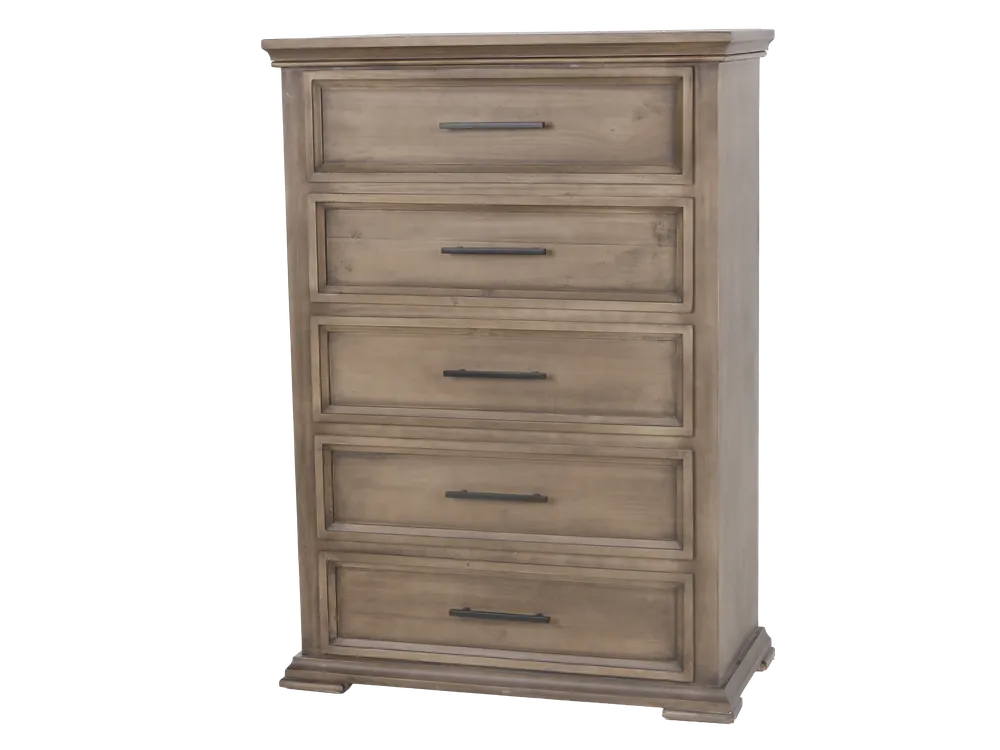5 Drawer Rustic Chest of Drawers - Mollai Collections
