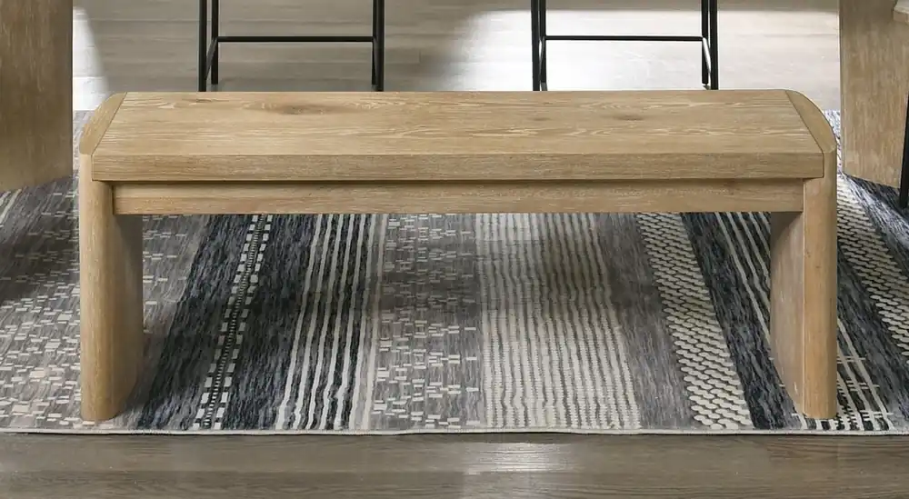 Magnus - Wide Dining Bench - Wooden Oak