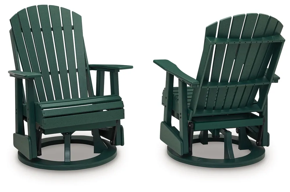Shell Beach - Swivel Glider Chair - Green