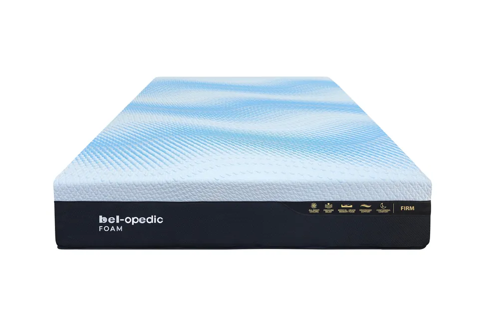 Tranquil 13” Firm Cooling Memory Foam Mattress - bel-opedic