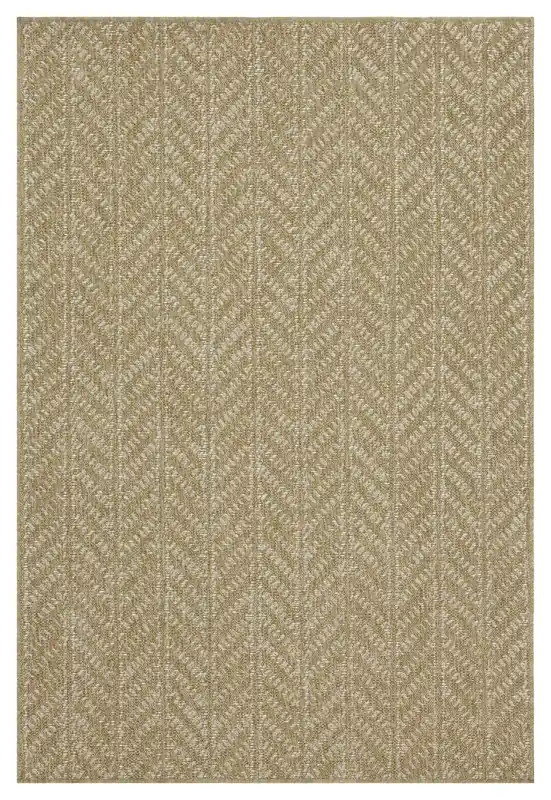 Earth - 5'3" X 7'3" Indoor, Outdoor Area Rug - Natural / White