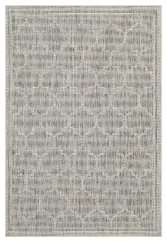 Sunshine - 5'3" X 7'3" Indoor & Outdoor Area Rug - Silver