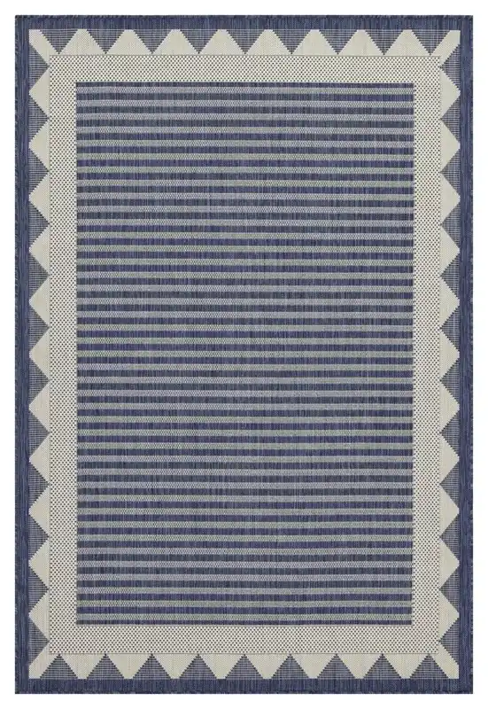 Sunshine - 5'3" X 7'3" Indoor, Outdoor Area Rug - Blue