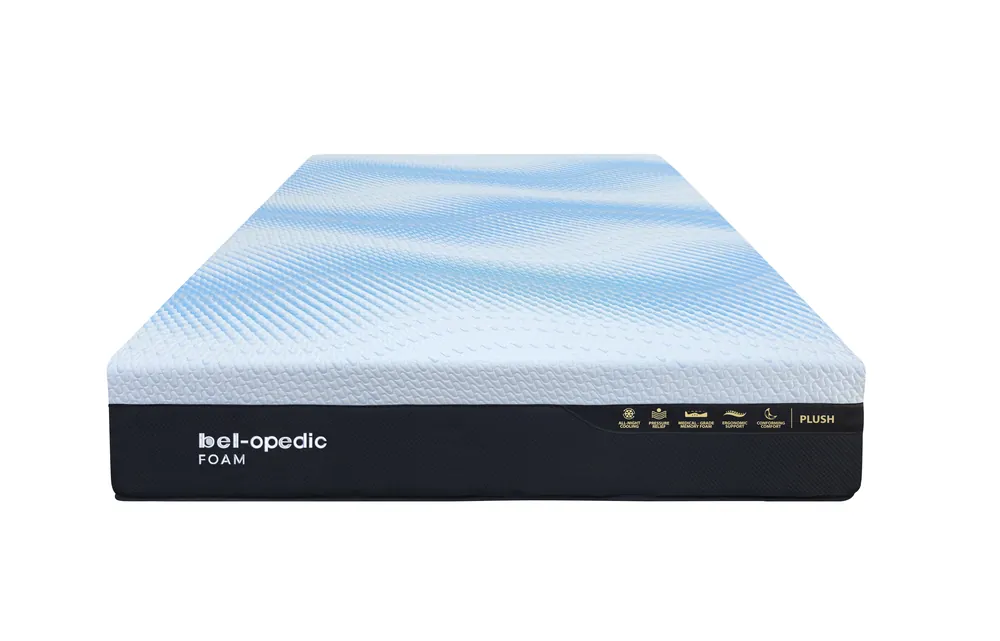 Enchanted 13" Plush Cooling Foam Mattress - bel-opedic