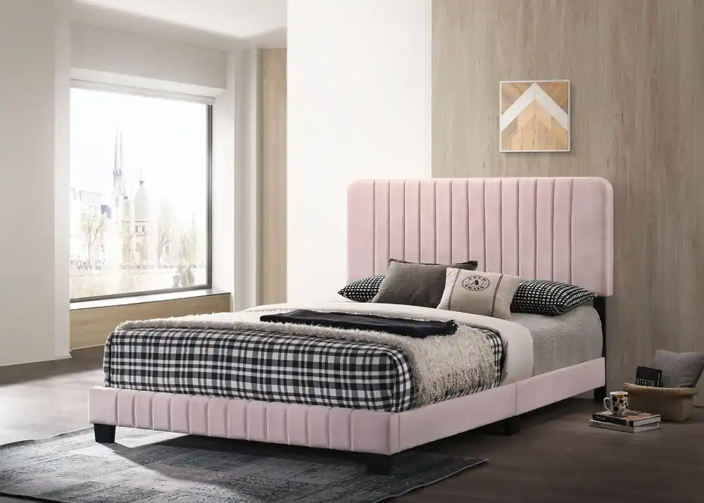 Channel Tufted Bed - Glory Furniture