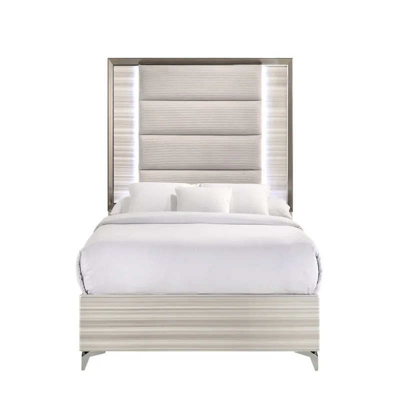 Star - 5 Pieces Bedroom Set Modern Design With LED