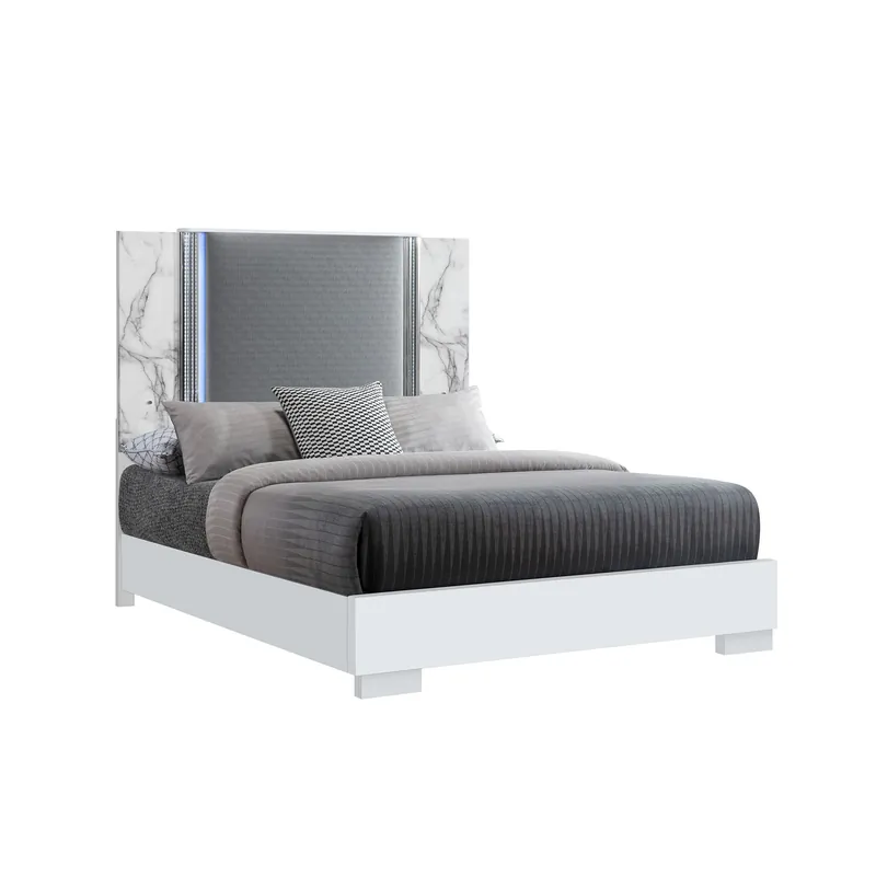 Moon - Modern Bed With LED Accent Lighting