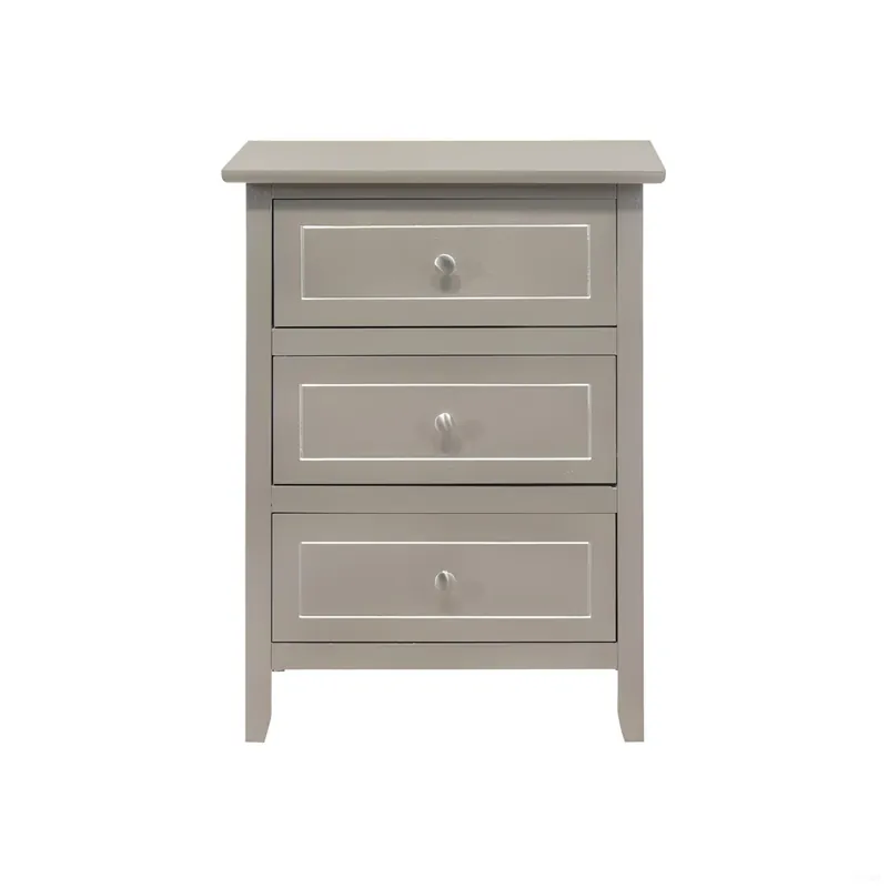 Dove Tailed Drawers 3 Drawer Nightstand - Glory Furniture