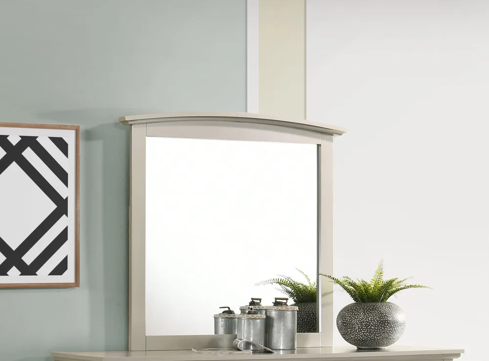 Modern Farmhouse Design Elegant Wall Mirror - Glory Furniture