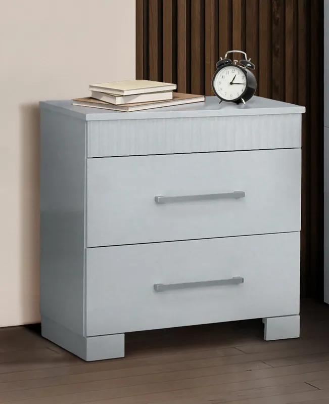 Modern White Nightstand - Mollai Collections