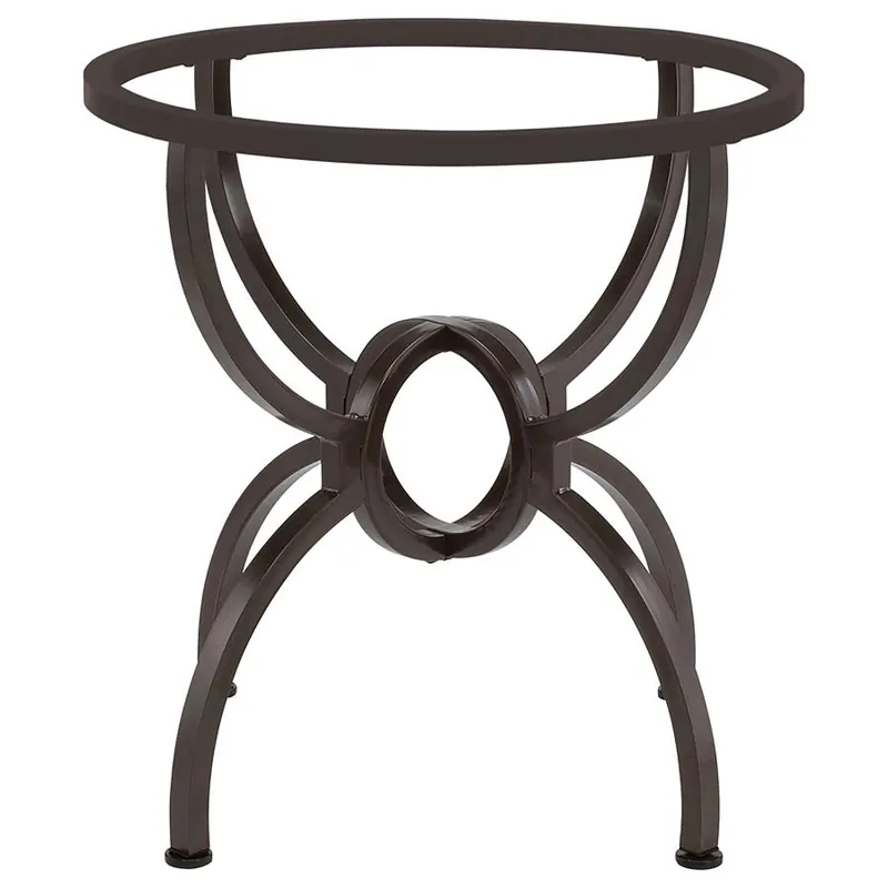 Aviano Round Metal Dining Table Base Gunmetal - Coaster Furniture