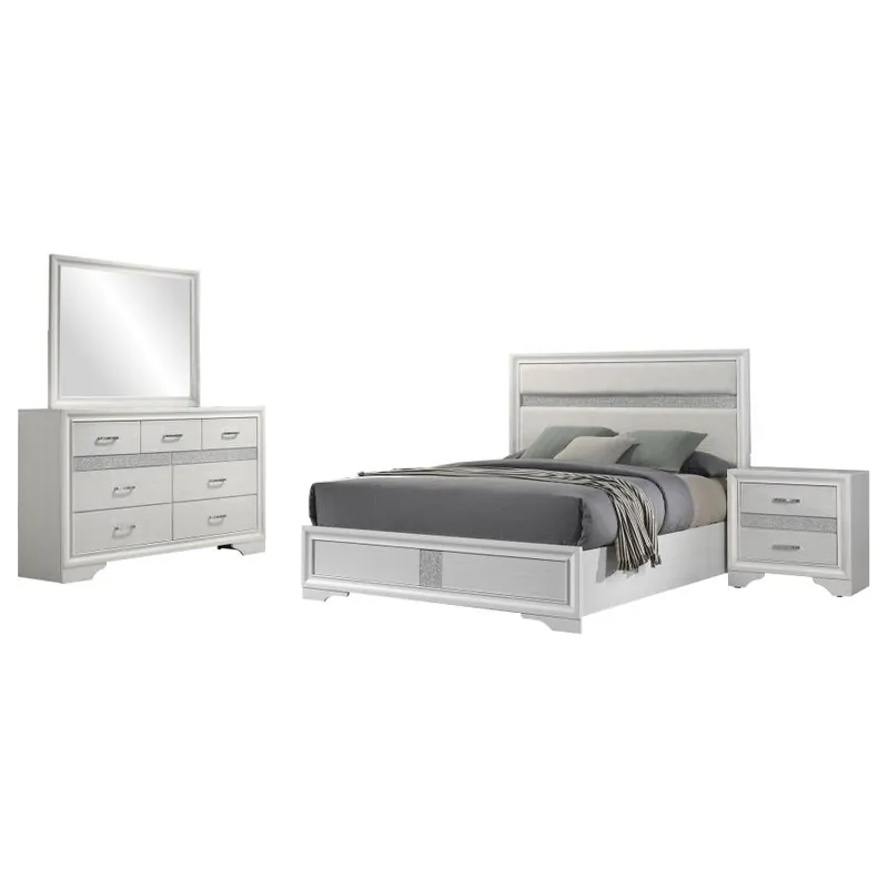 Miranda Bedroom Set White - Coaster Furniture