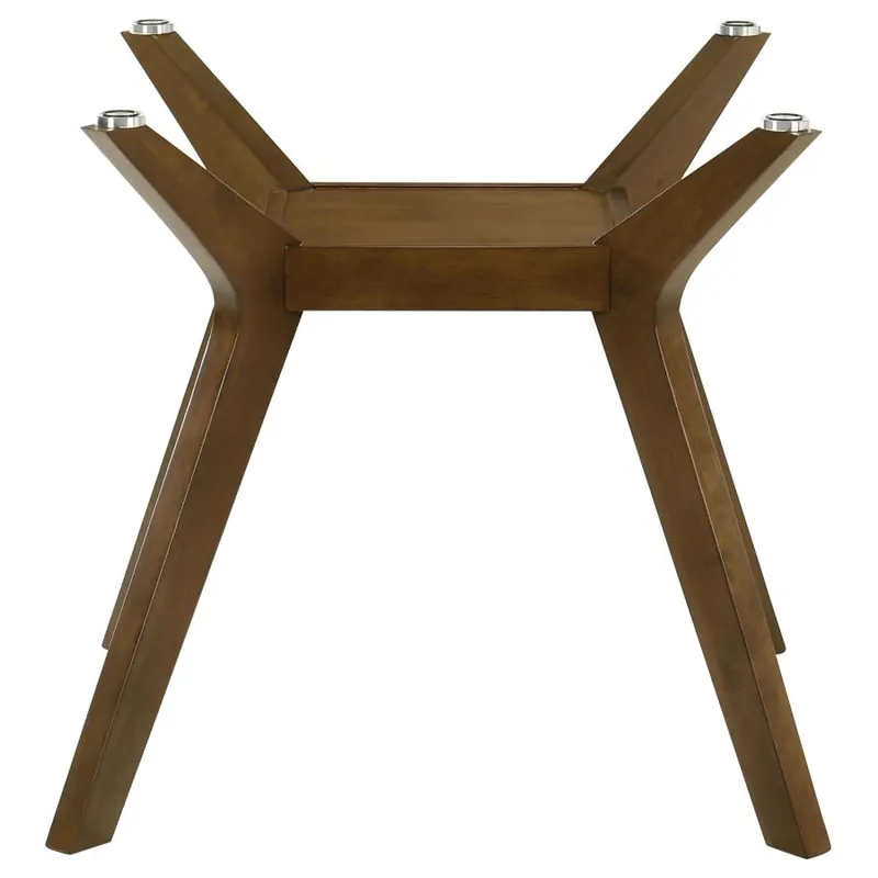 Paxton Square Wood Dining Table Base Brown - Coaster Furniture