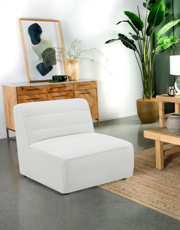Sunny Upholstered Armless / Corner Chair - Coaster Furniture