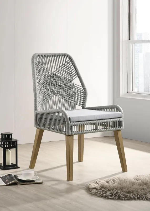 Nakia Woven Rope Dining Side Chairs (Set of 2) - Coaster Furniture