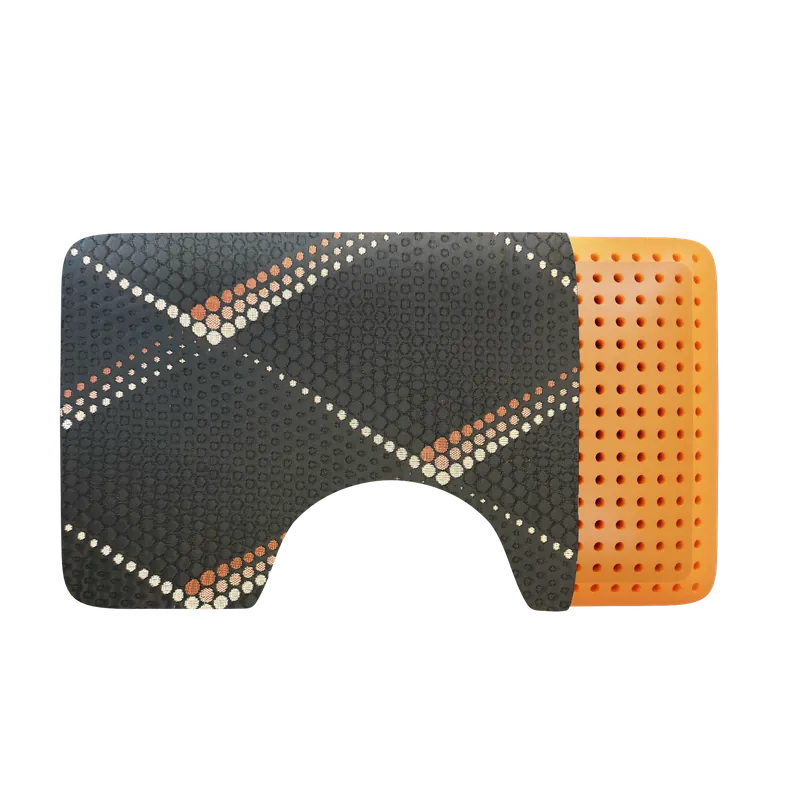 Copper Ice Surround Cooling Latex Pillow – Shoulder Cutout Design - Spring Air