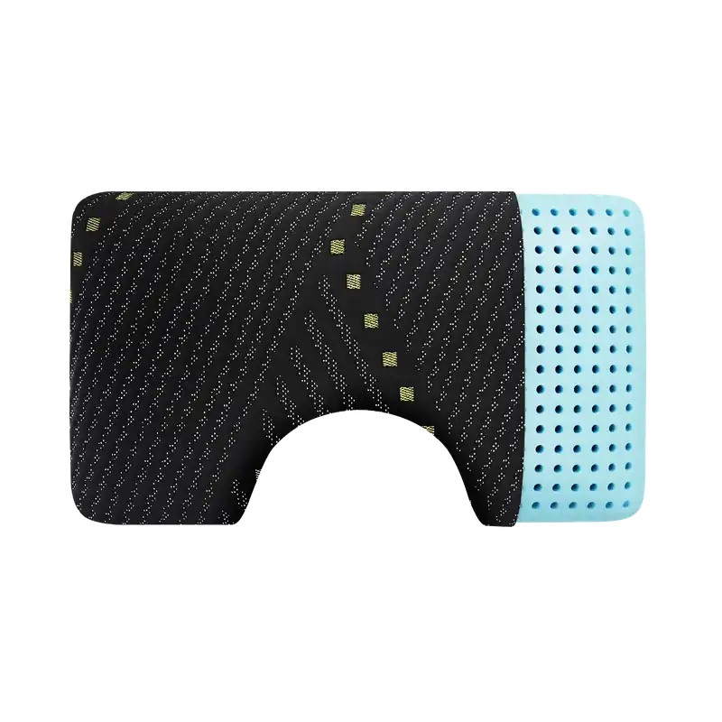 Back Supporter Surround Ventilated Latex Pillow – Shoulder Cutout Contour - Spring Air