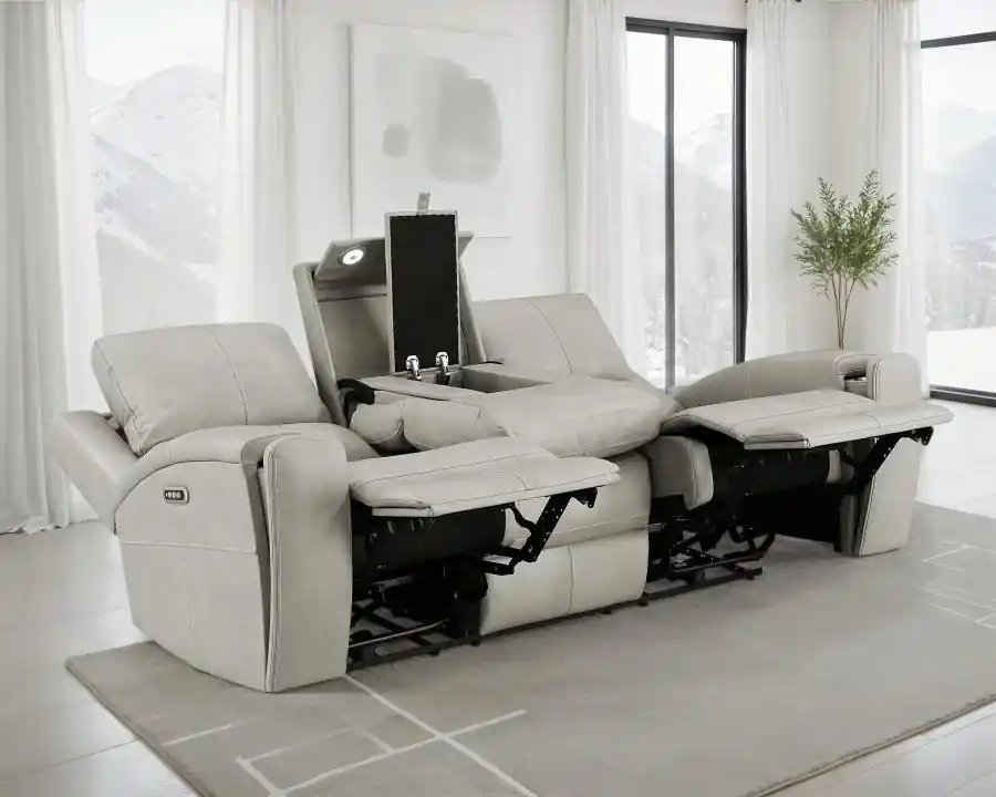 Brickston - Triple Power Reclining Sofa