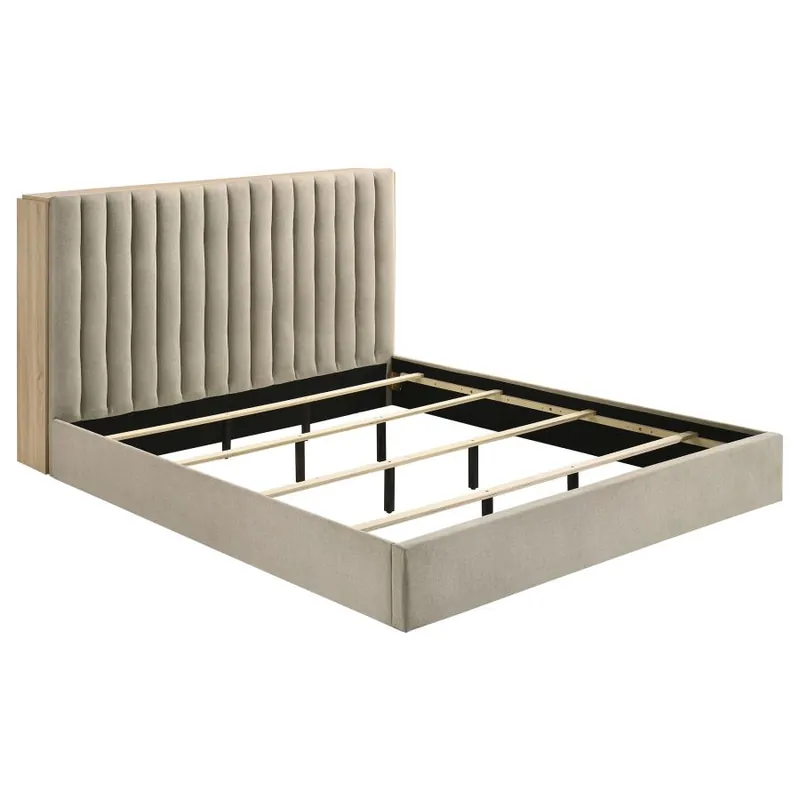 Arielle - Bookcase Panel Storage Bed