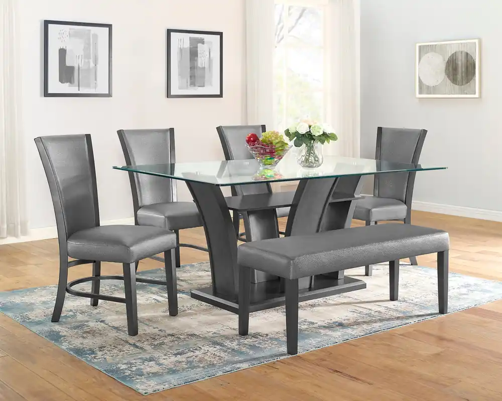 Camelia - Rectangular Dining Table - Gray