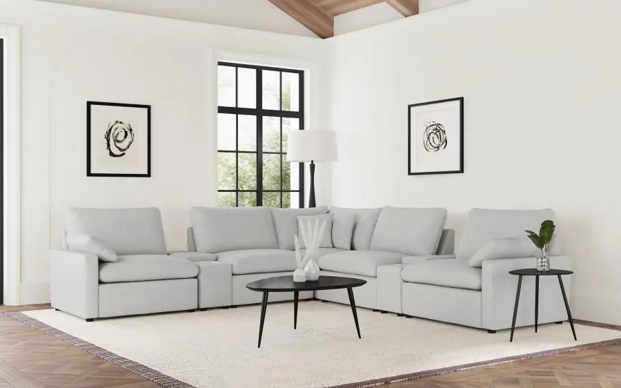 Collins - 7-Piece Modular Power Reclining Sectional