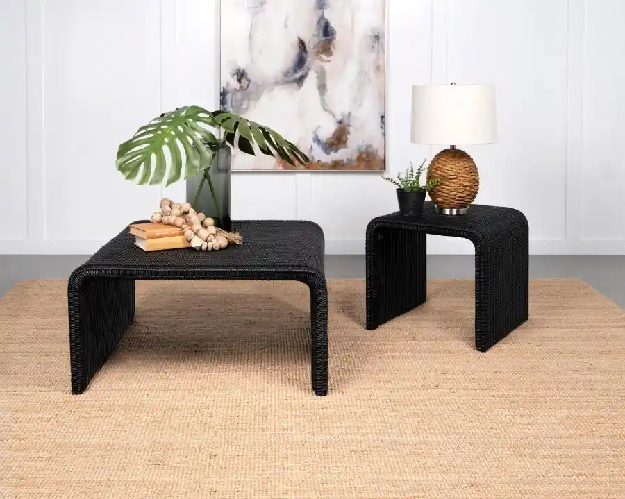 Cahya - Rattan Coffee And End Table Set