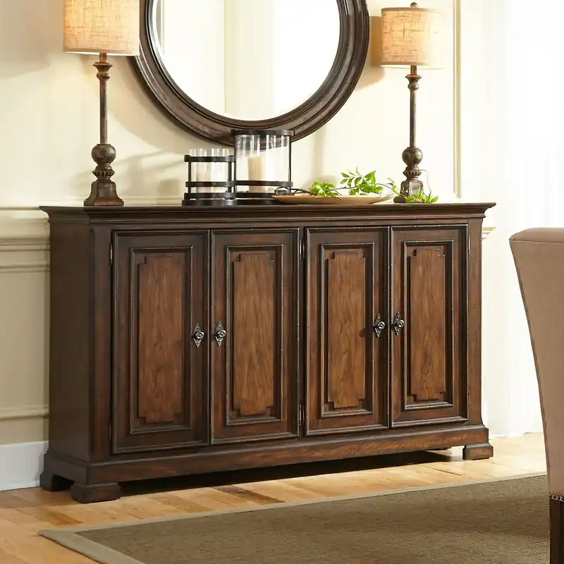 Armand Buffet in Antique Brownstone - Liberty