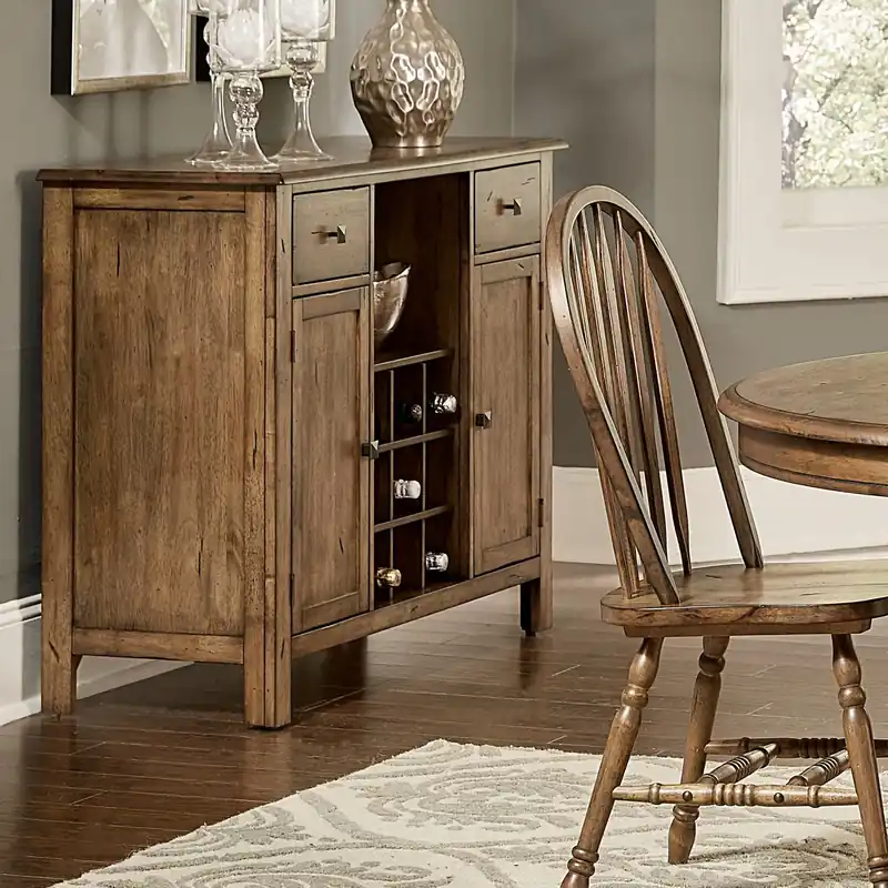 Carolina Crossing Server in Antique Honey - Liberty