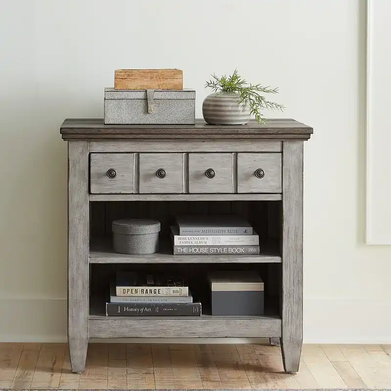 Heartland Nightstand in Antique White - Liberty