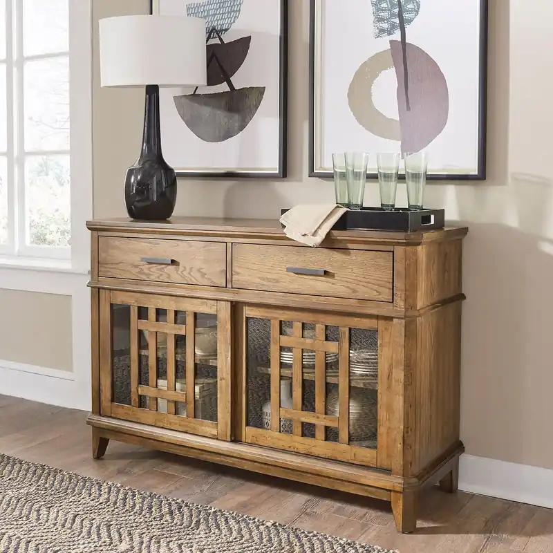 Santa Rosa II Server in Antique Honey - Liberty