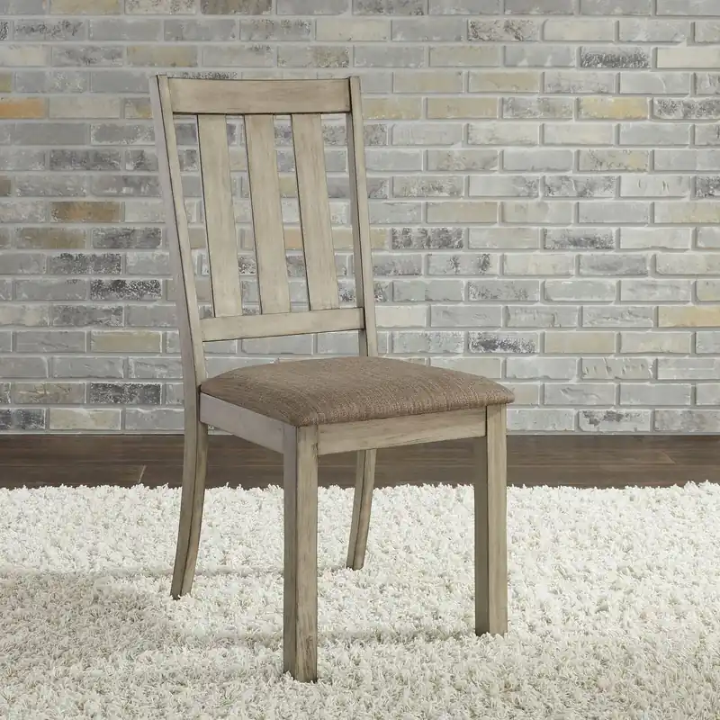 Sun Valley Slat Back Side Chair in Sandstone (RTA) - Liberty