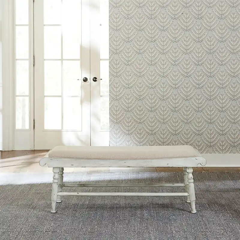 Whitney Bench in Weathered Gray - Liberty
