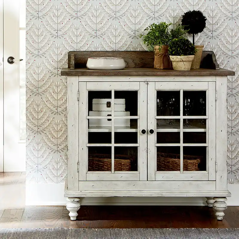 Whitney Server in Weathered Gray - Liberty