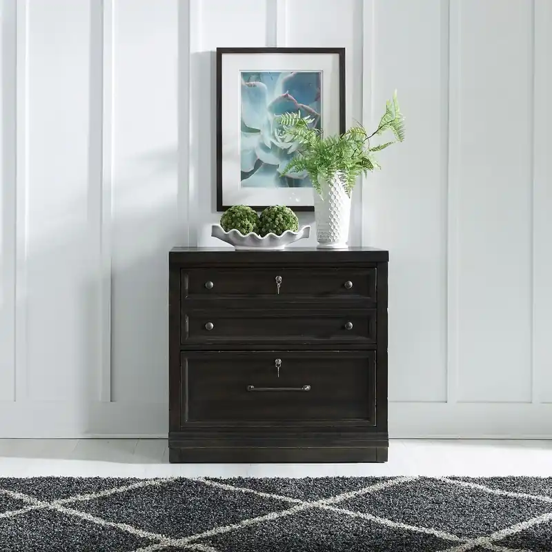 Harvest Home Bunching Lateral File Cabinet in Chalkboard - Liberty