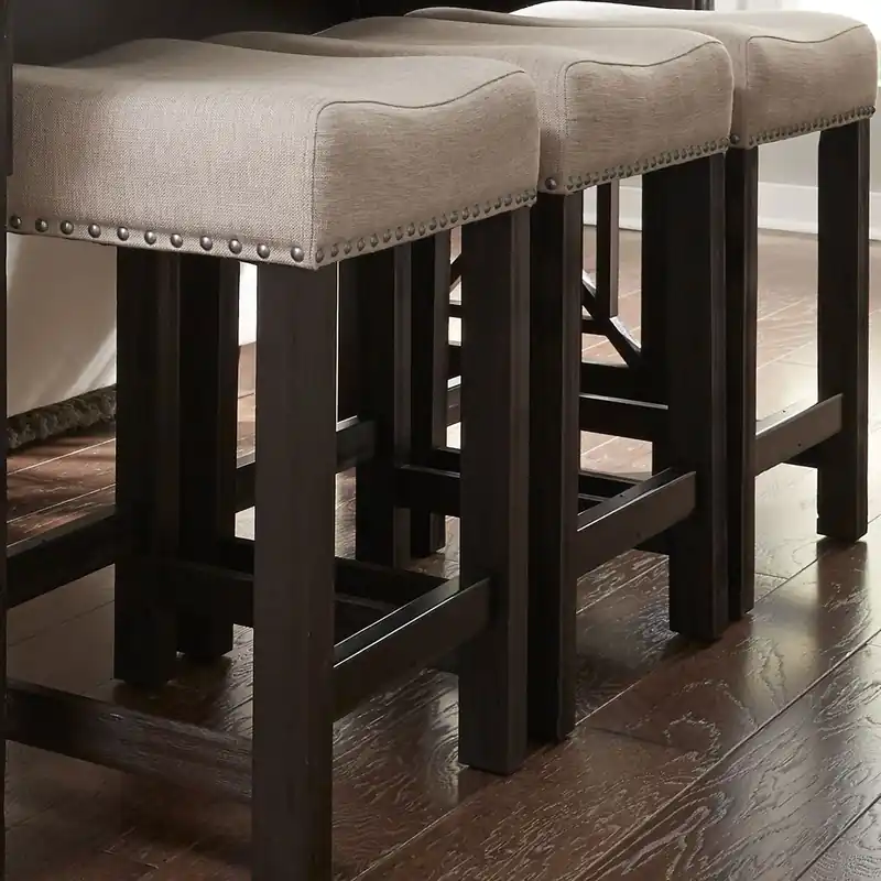 Heatherbrook Uph Barstool in Charcoal and Ash - Liberty