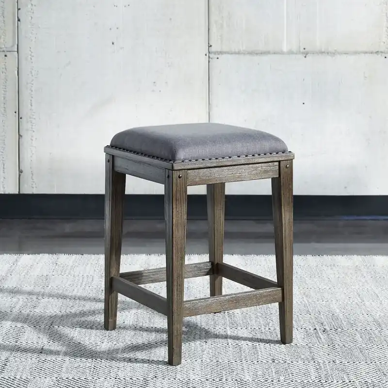Sonoma Road Console Stool in Weathered Beaten Bark - Liberty